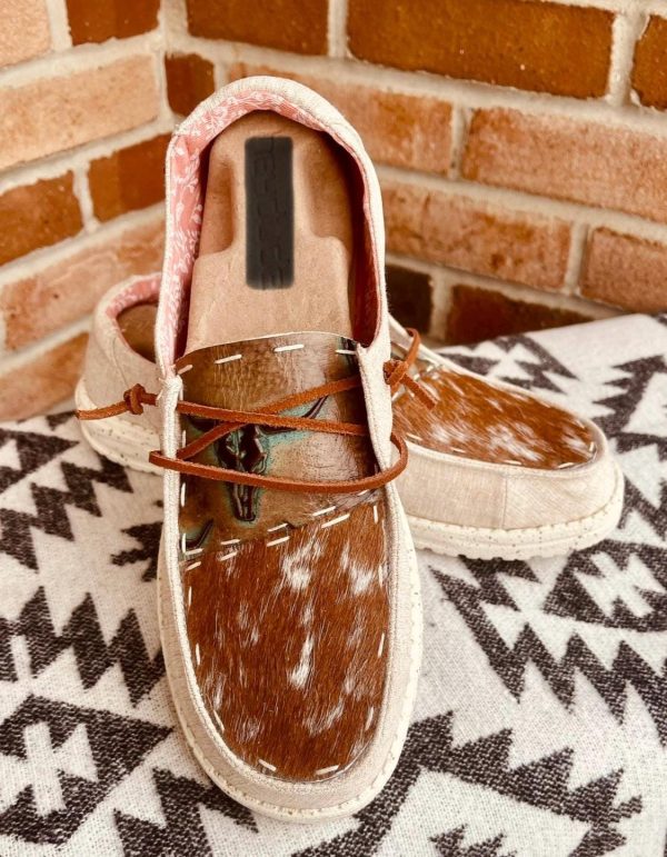 Handcrafted Kobe Cowhide Shoes  – Hair-On Western Style Casual Footwear - Image 2