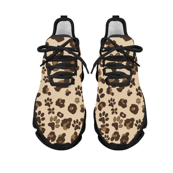 Custom Dog Paw Print Sneakers, Personalized Pet Lover Shoes, Unique Gifts for Dog Owners
