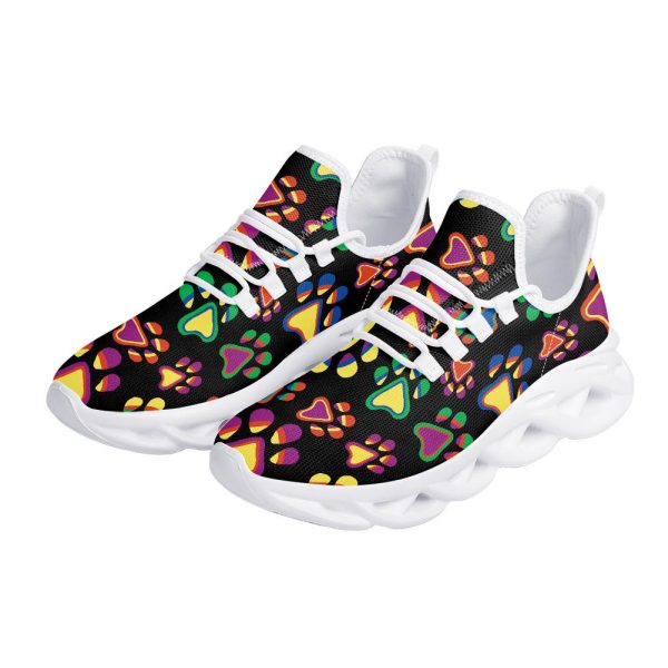 Custom Dog Paw Print Sneakers, Personalized Pet Shoes, Unique Gifts for Dog Lovers - Image 5
