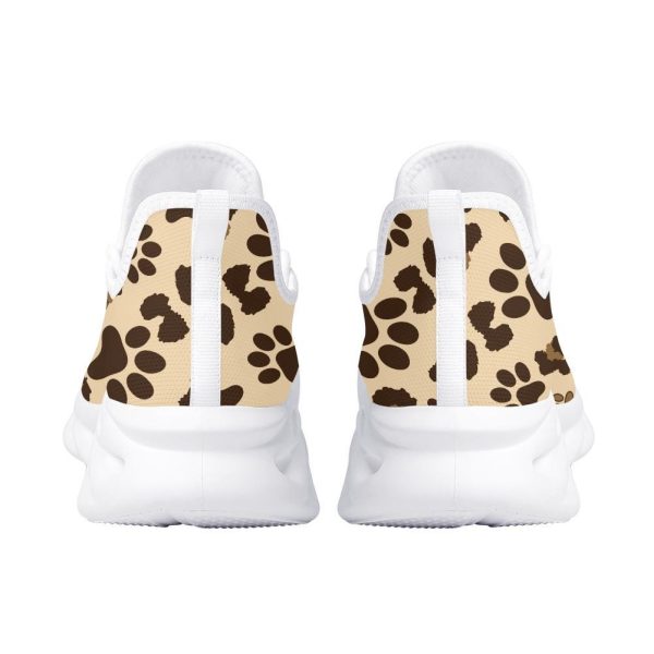 Custom Dog Paw Print Sneakers, Personalized Pet Lover Shoes, Unique Gifts for Dog Owners - Image 3