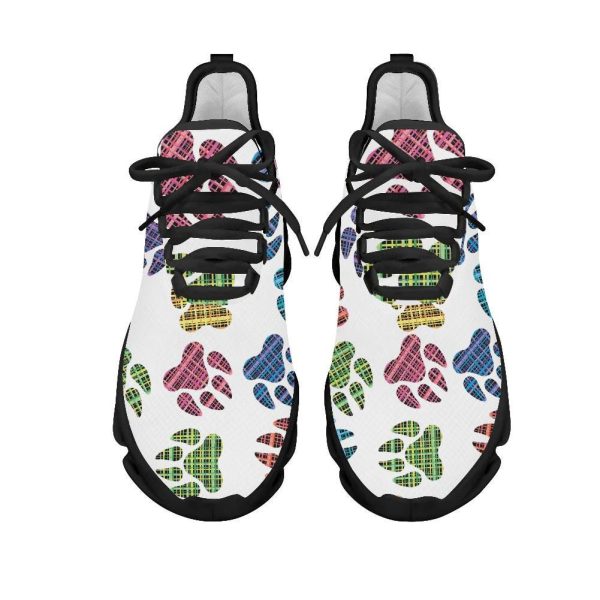 Custom Pet personalization Dog Paw Shoes Sneakers  Colorful Paw Print Sneakers  Comfortable Casual Footwear  Unique Dog Lover Gift - Image 8