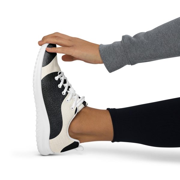 Cow Print Sneakers | Custom Design Shoes | Pilates Yoga Shoes | Workout Animal Print Sneakers | Best Comfortable Sneakers | Comfy Fit - Image 3