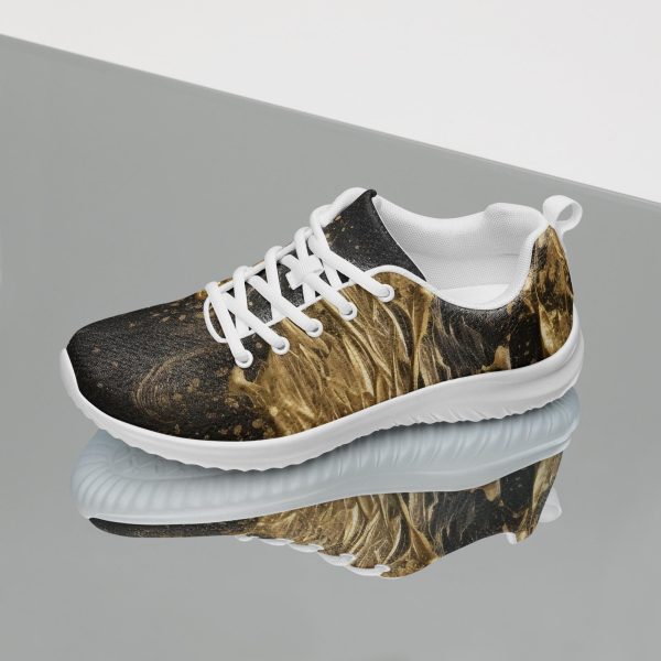 Black Gold Sneakers | Custom Art Design Shoes |  Yoga Sneakers | Kung Fu Shoes | Best Comfortable Sneakers | Comfy Soft Fit | Tai Chi Shoes