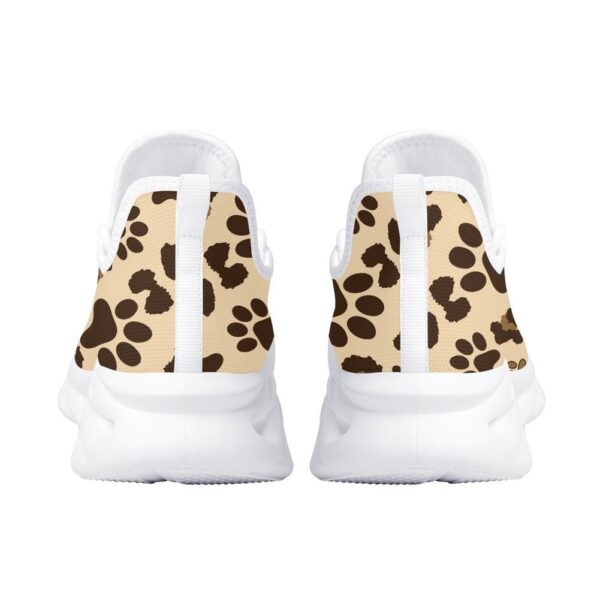 Custom Dog Paw Print Sneakers, Personalized Pet Lover Shoes, Unique Gifts for Dog Owners - Image 3