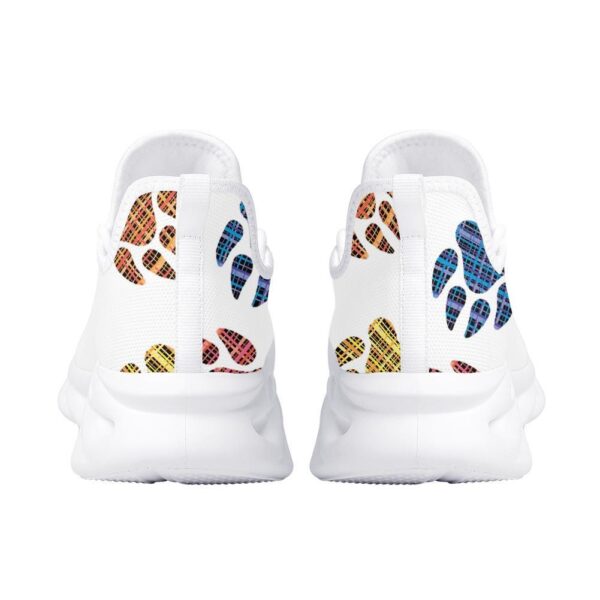 Custom Pet personalization Dog Paw Shoes Sneakers  Colorful Paw Print Sneakers  Comfortable Casual Footwear  Unique Dog Lover Gift - Image 2