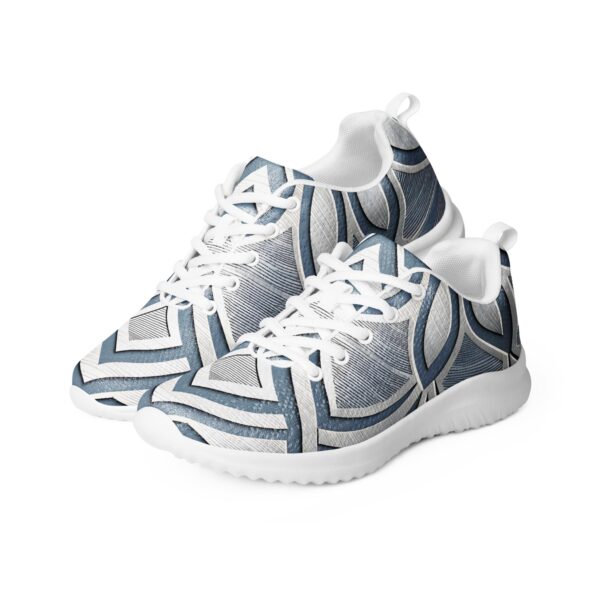 Silver Metal Pilates Shoes for Women | Custom Designer Sneakers | Yoga Workout Shoes | Festive Comfortable Sport Sneakers | Silver Trainers - Image 5