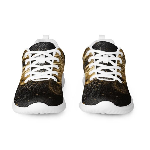 Black Gold Sneakers | Custom Art Design Shoes |  Yoga Sneakers | Kung Fu Shoes | Best Comfortable Sneakers | Comfy Soft Fit | Tai Chi Shoes - Image 5